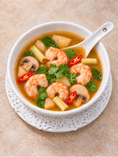 Picture of 13.a. Tom yum koong (Prawn)