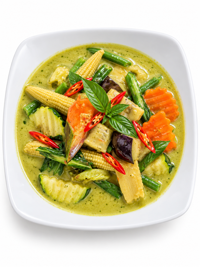 Picture of 73.Green Vegetables curry / Kang Pug